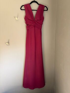 BHLDN Magenta Maxi Gown